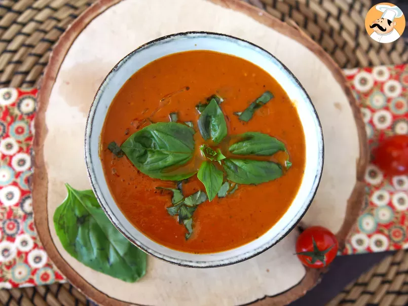 Sopa de tomate y albahaca - foto 3